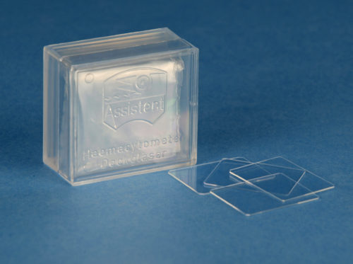 Cover Glass for Hemacytometer, Germany (not medical device, only for professional lab use)