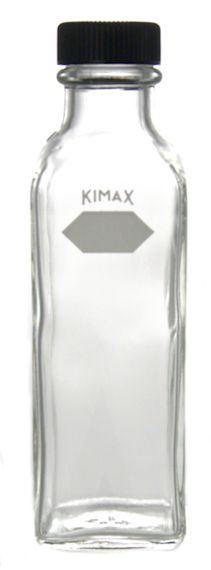 Milk Dilution Bottle, Ungraduated, KIMAX® Clear Glass (not medical device, only for professional lab use)