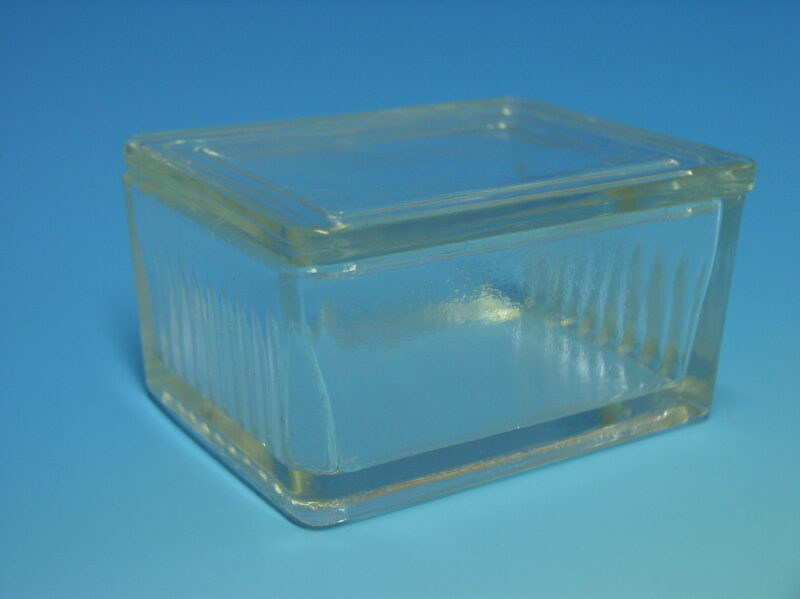 Microscope Slide Staining Dish, Schiefferdecker, Glass, Assistent Germany (not medical device, only for professional lab use)