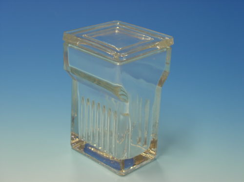 Microscope Slide Staining Dish, Hellendahl, Glass, Assistent Germany (not medical device, only for professional lab use)