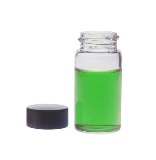 KIMAX® Vials With PVC-Lined Cap, Glass, Clear, Kimble USA (Premium)