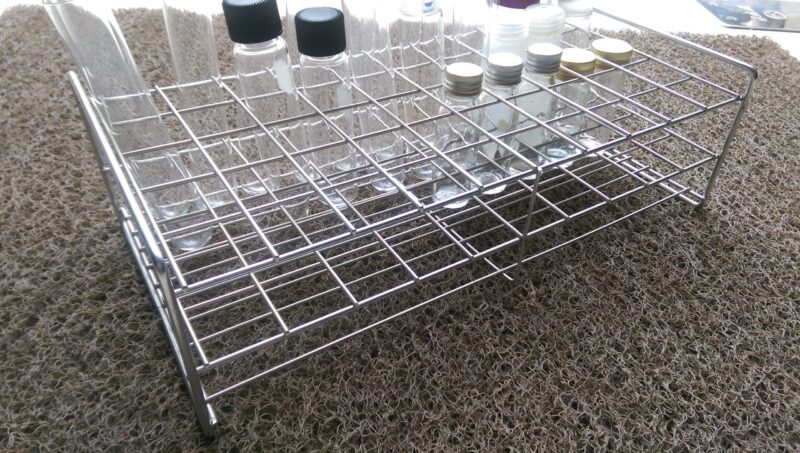 Test Tube Rack, Stainless Steel, 31 mm dia.