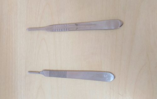 Scalpel Blade Handle, Albion (not medical device, only for professional lab use)