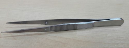 Forceps, Stainless Steel, Sharp, Albion (not medical device, only for professional lab use)