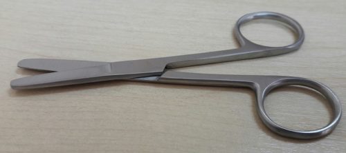 Scissors, Stainless Steel, Closed Shank, Blunt, Albion (not medical device, only for professional lab use)