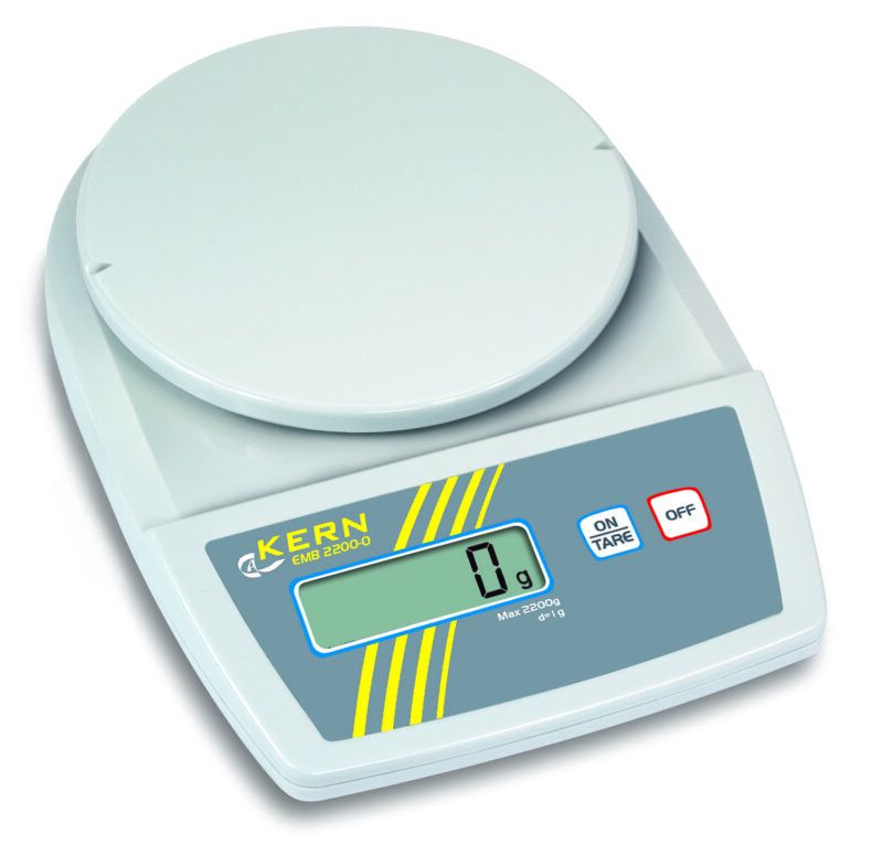 Economy Weighing Balance, 200 gm/600 gm/1.2 kg/2.2 kg/5.2 kg, Kern Germany