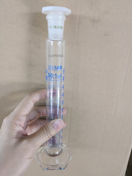 Mixing Cylinder, Clear Glass, Isolab Germany