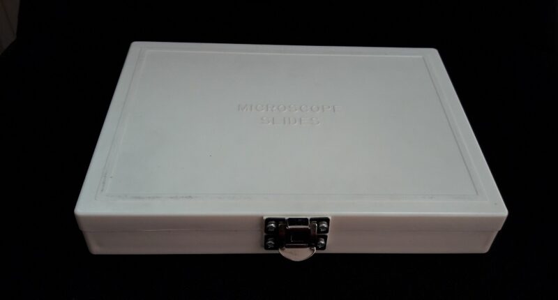 Microscope Slide Box for 100 Slides, PP, As One Japan (not medical device, only for professional lab use) - Image 2