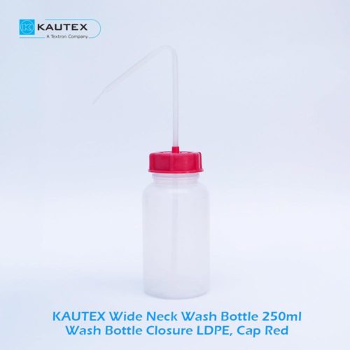 Kautex Wash Bottle With Coloured Cap, 250 ml | AB Lab Mart Malaysia