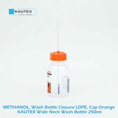 Kautex Wash Bottle with Printed-On Hazard-Symbols, 250 ml, Methanol 2000770018 | AB Lab Mart Malaysia