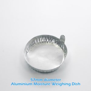 57mm Aluminium Moisture Weighing Dish | AB Lab Mart Malaysia