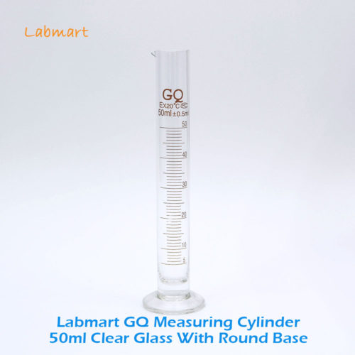 Labmart GQ Measuring Cylinder 1601 Clear Glass With Round Base | AB Lab Mart Online Store Malaysia