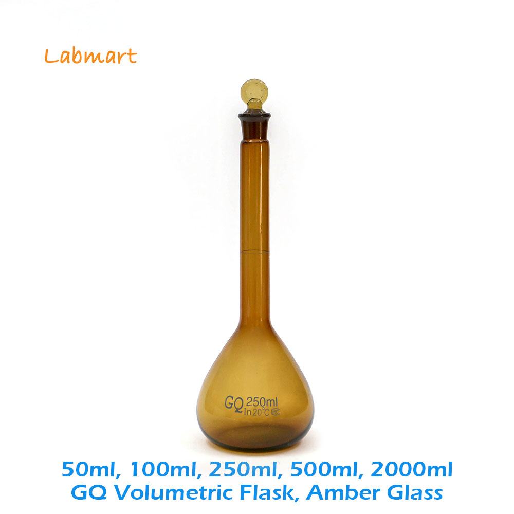 Labmart GQ Volumetric Flask, Amber Glass 1622A | AB Lab Mart Online Store Malaysia