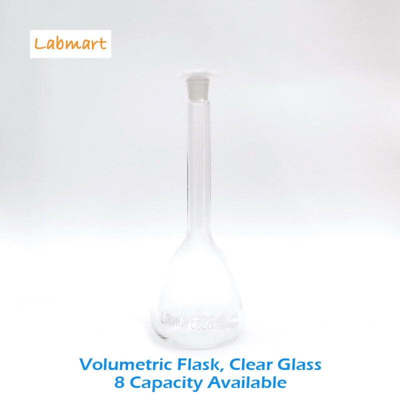 Labmart Volumetric Flask, Clear Glass 1621A | AB Lab Mart Online Store Malaysia
