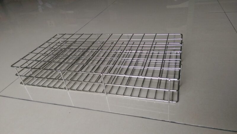 Test Tube Rack, Stainless Steel, Short, 30 mm dia., Labmart Malaysia