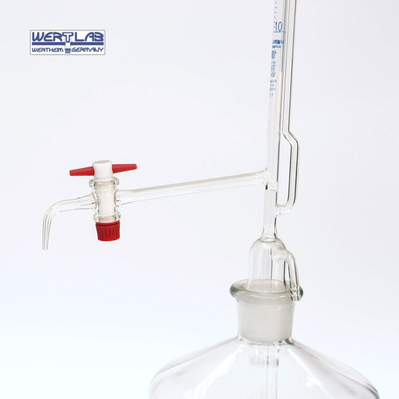 Wertlab Automatic Burette, Borosilicate Clear Glass | AB Lab Mart Online Store Malaysia